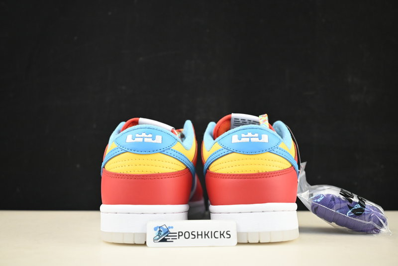 Nike Dunk Low QS LeBron James Fruity Pebbles DH8009-600