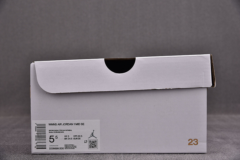 Jordan 1 Mid SE Brown Basalt Oatmeal (W) DO6699-200