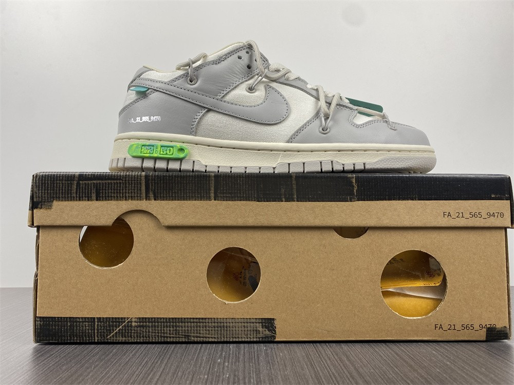 NIKE DUNK LOW OW LOT 42 OF 50 DM1602-117