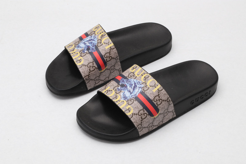 GUC LEATHER SLIDE