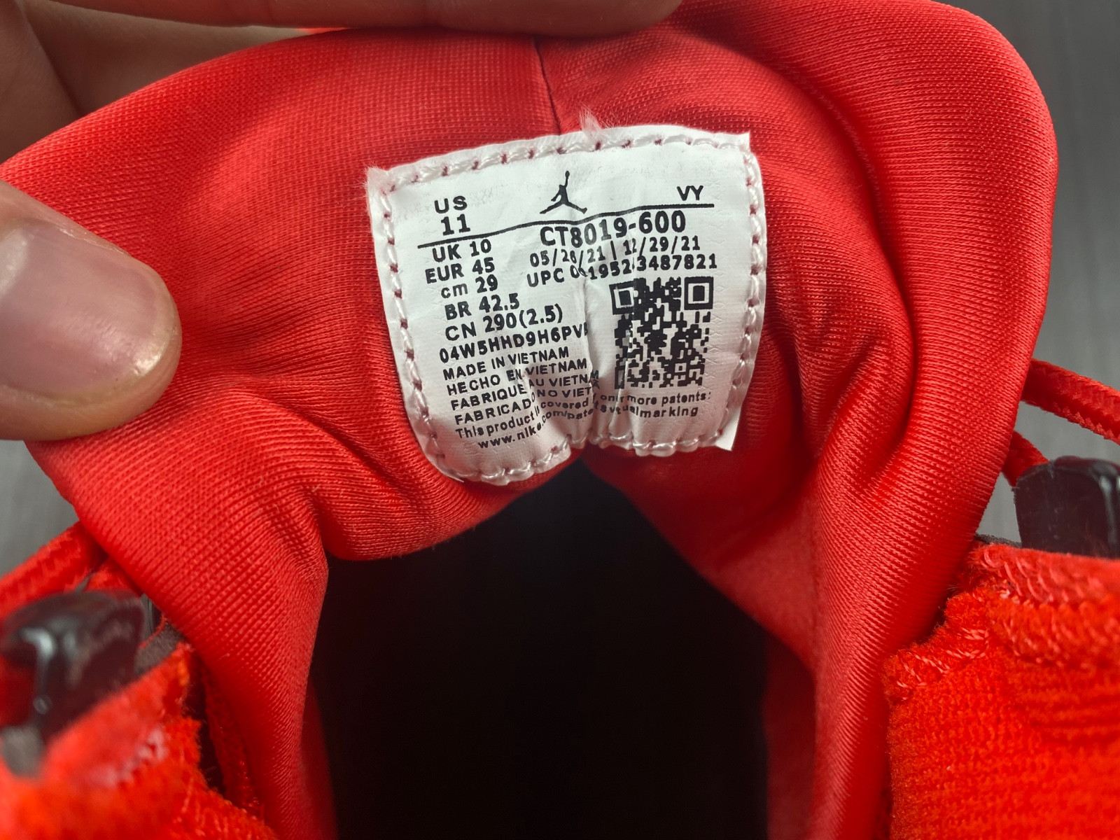 Air Jordan 9 Chile Red CT8019-600