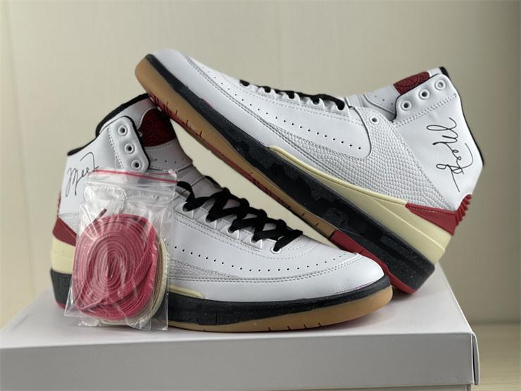 OW X AIR JORDAN 2 HIGH RED DJ4375-101