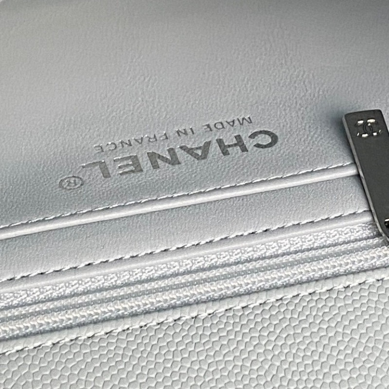 Ch**el - mini rectangular top handle classic flap bag