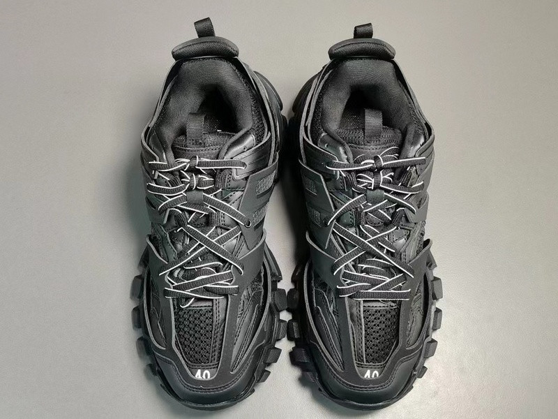 Ba*len*cia*ga track trainer (triple black) 542023 w1gb1 1000 （whitout lighting）