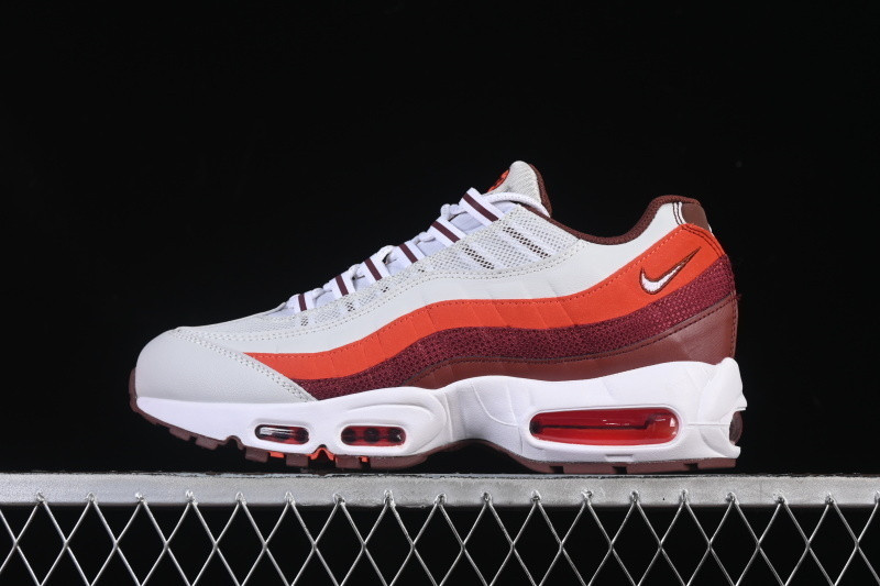 Nike Air Max 95 White Red Burgundy DM0011-005