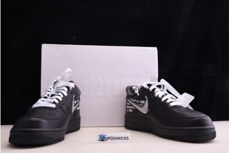 OW NIKE AIR FORCE 1 LOW BLACK AV5210-001