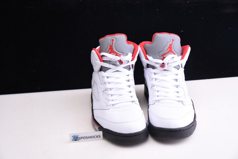 AIR JORDAN 5 FIRE RED 3M SILVER TONGUE 2020 DA1911-102