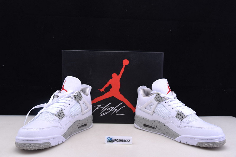 AIR JORDAN 4 WHITE OREO TECH GREY CT8527-100