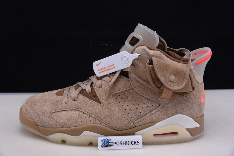 TRAVIS SCOTT X AIR JORDAN 6 “BRITISH KHAKI ” DH0690-200