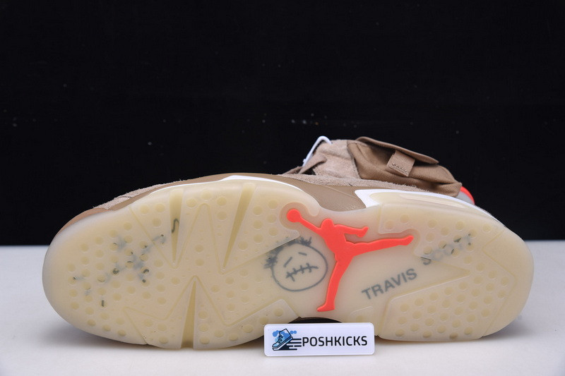 TRAVIS SCOTT X AIR JORDAN 6 “BRITISH KHAKI ” DH0690-200