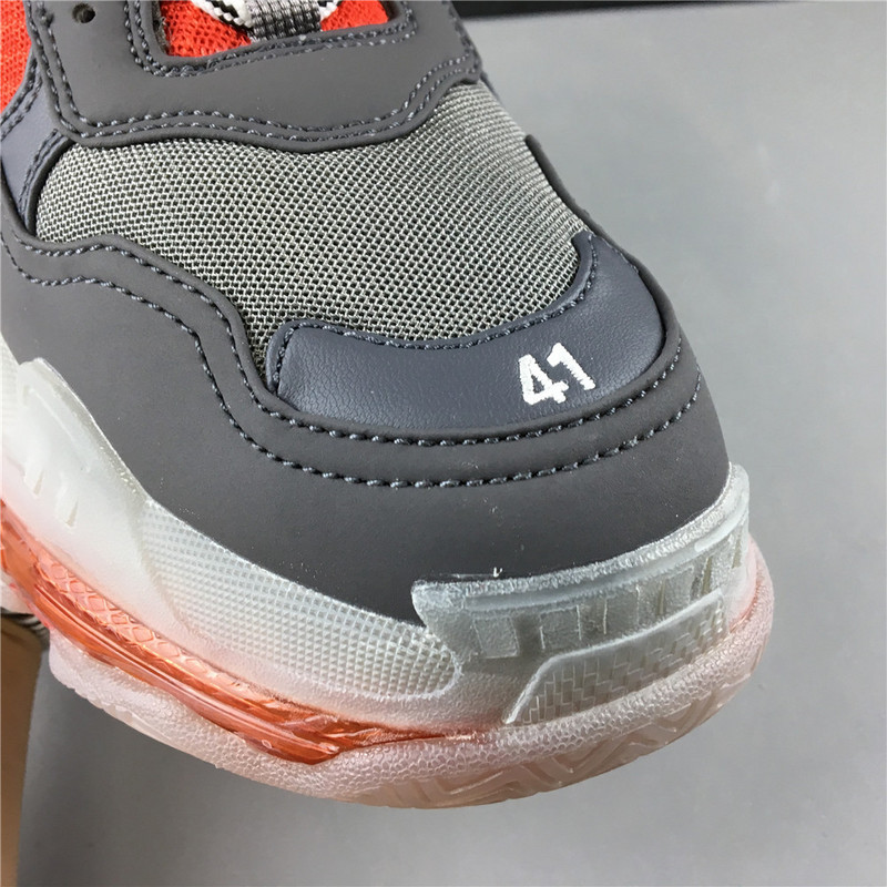Ba*len*cia*ga triple s trainers clear sole grey red 541624 w0901 2262