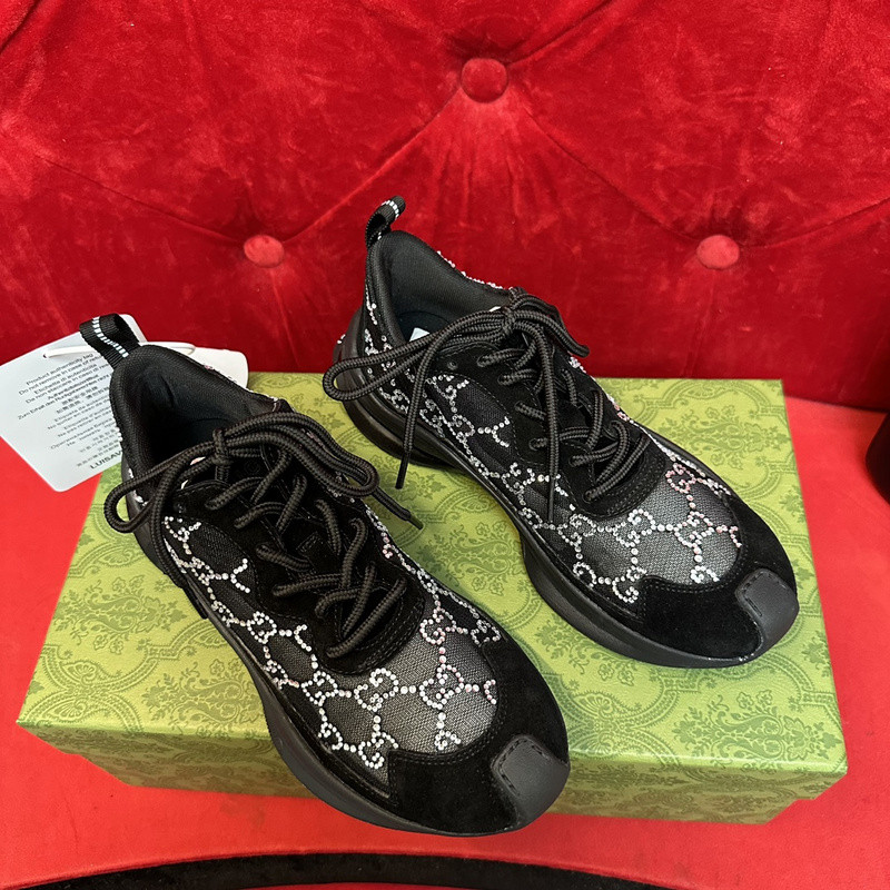 G*u*i run lace-up sneakers