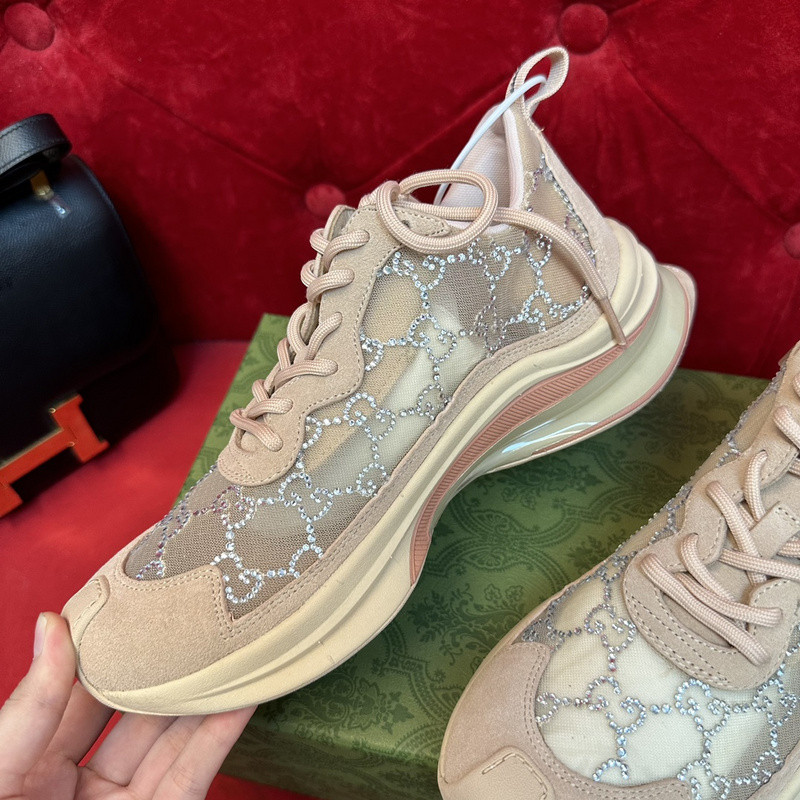 G*u*i run lace-up sneakers