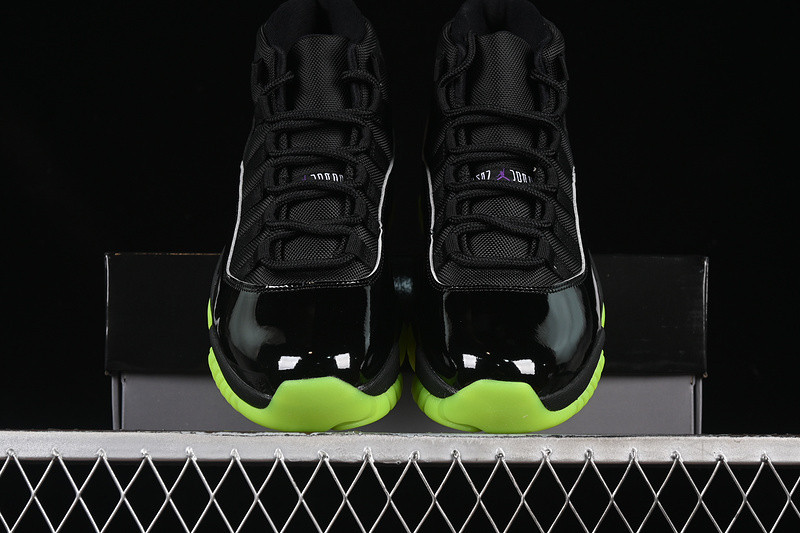 Air Jordan 11 GS Black/Barely Volt - Dec 2025 - IB1378-001