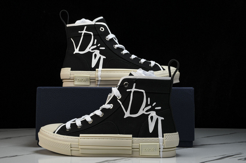 D B23 HIGH-TOP SNEAKERS