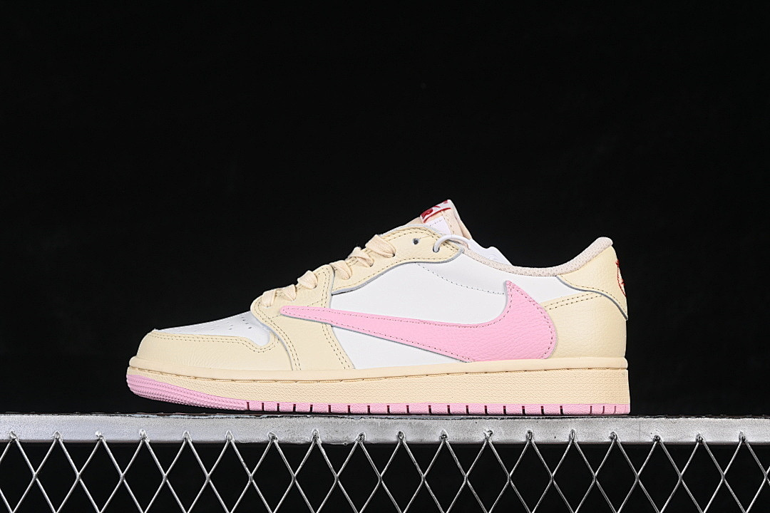 AIR JORDAN 1 LOW OG AJ1 LIGHT PINK/WHITE/APRICOT IQ7604-101