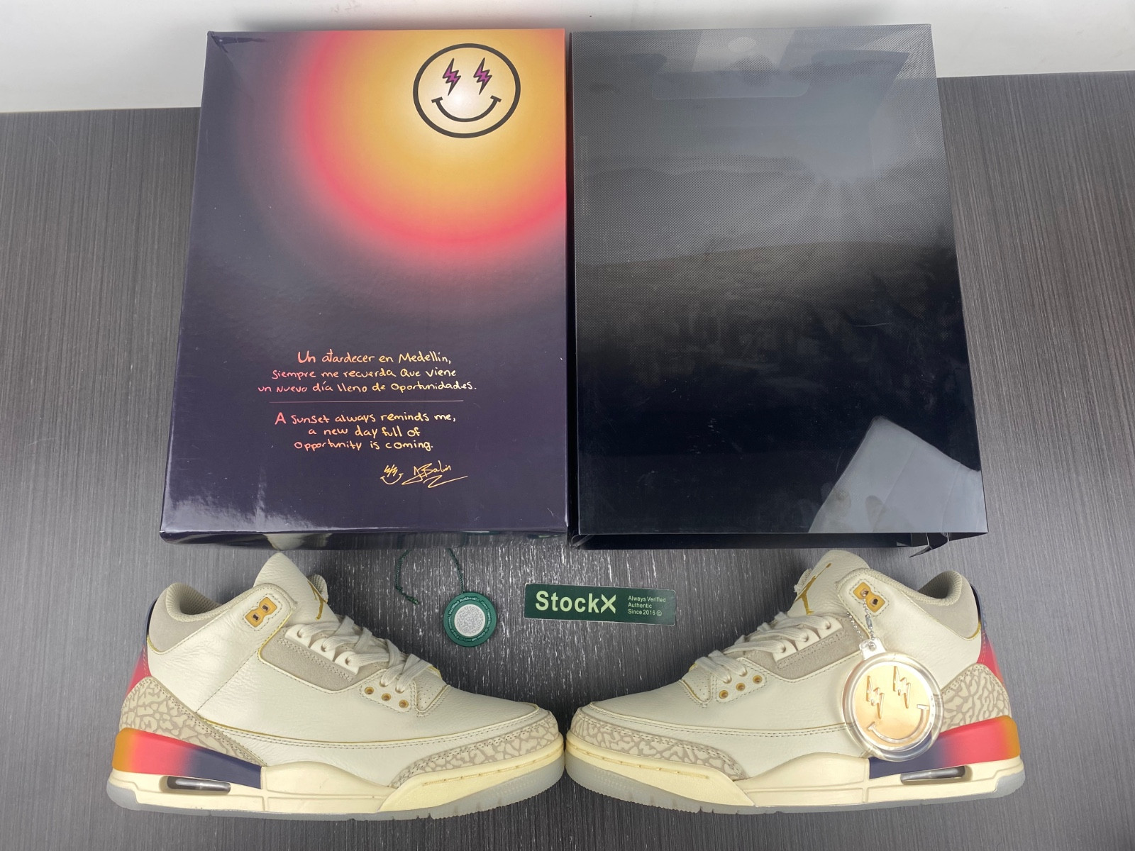 J Balvin x Air Jordan 3 "Medellín Sunset" FN0344-901