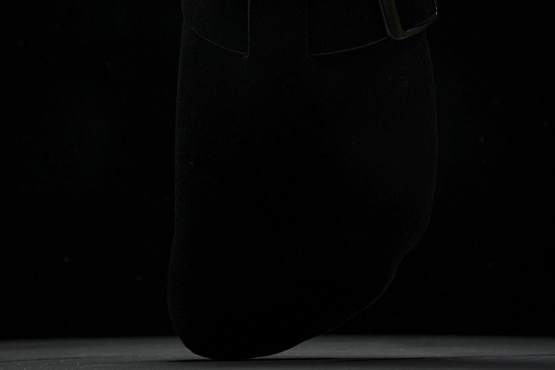 Ba*len*cia*ga Ba*len*cia*ga black ‘sunday’ suede slides