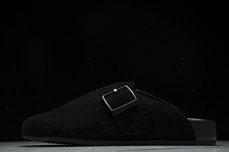 Ba*len*cia*ga Ba*len*cia*ga black ‘sunday’ suede slides