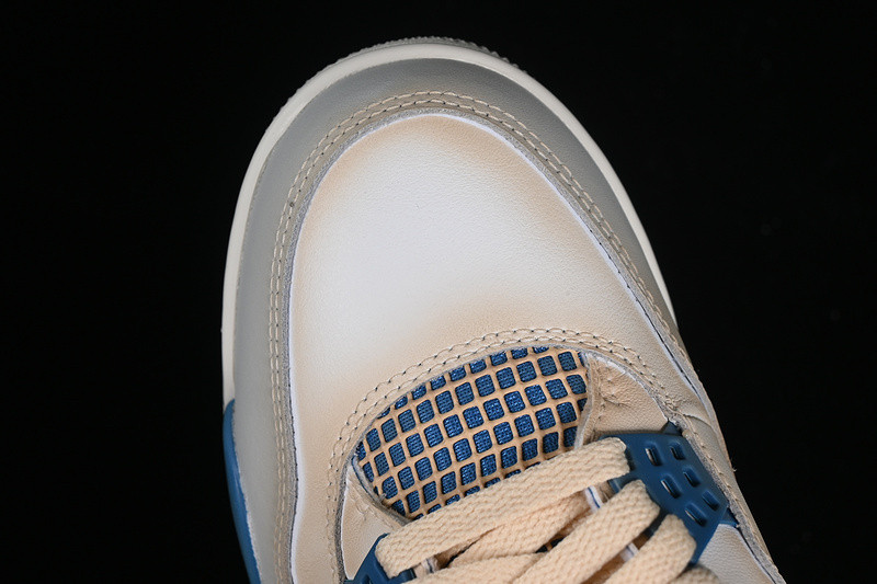 AIR JORDAN 4 RETRO WHITE/MILITARY BLUE-NEUTRAL GREY 308797-105