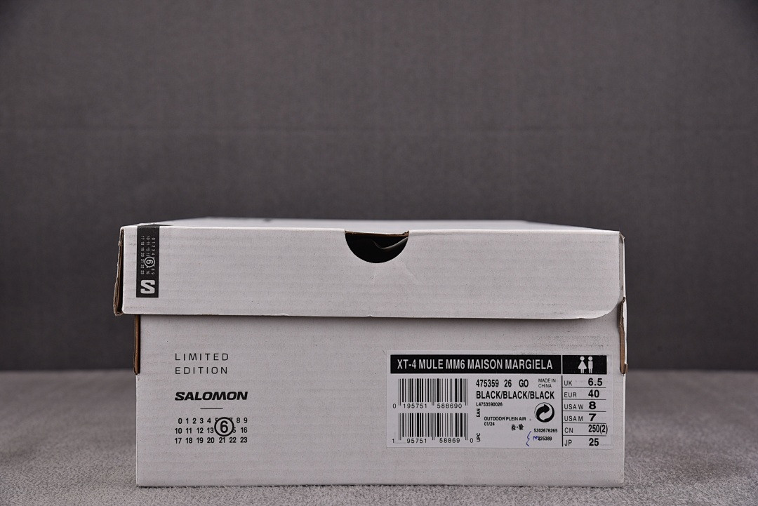 salomon xt-4 mule mm6 ma1s0n Marg*e1a black l475359