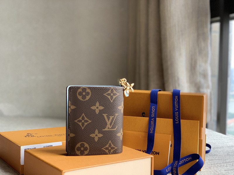 LV Charms Pocket Wallet Monogram