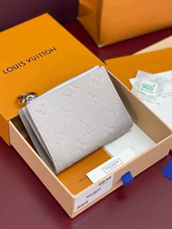 Lisa Wallet Bicolor Monogram Empreinte Leather