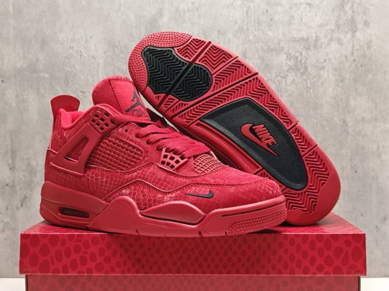 Nigel Sylvester x AJ 4 Red Mamba Shoes Sneakers – nk0004681