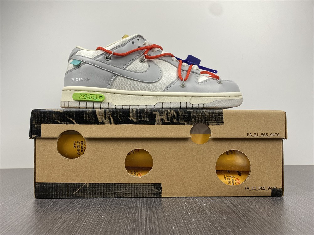 NIKE DUNK LOW OW LOT 23 OF 50 DM1602-126