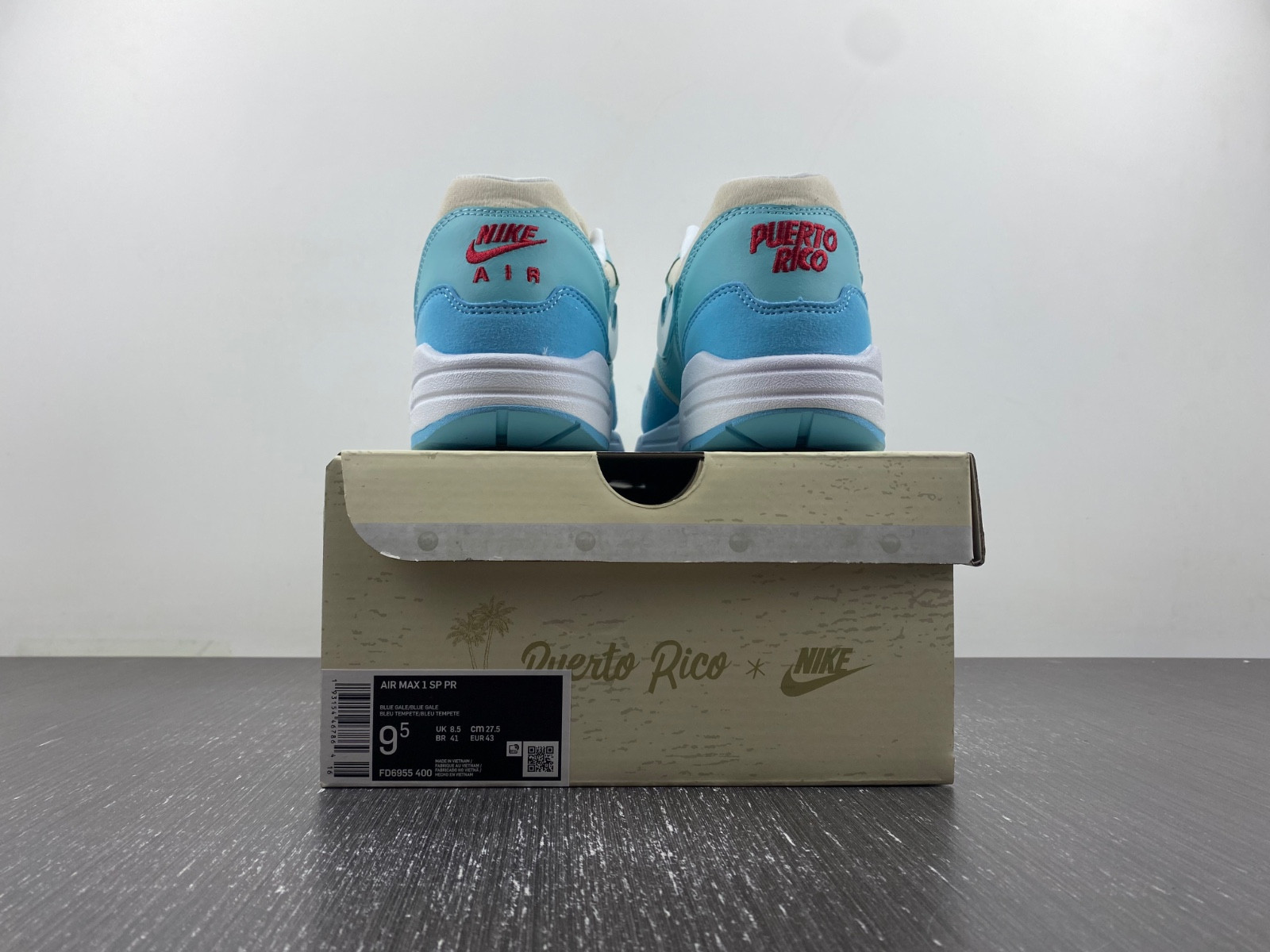 Nike Air Max 1 Puerto Rico Blue Gale FD6955-400