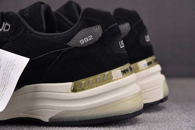 New Balance 992 Black Grey - M992BL