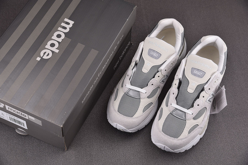 New Balance M992NC White Silver