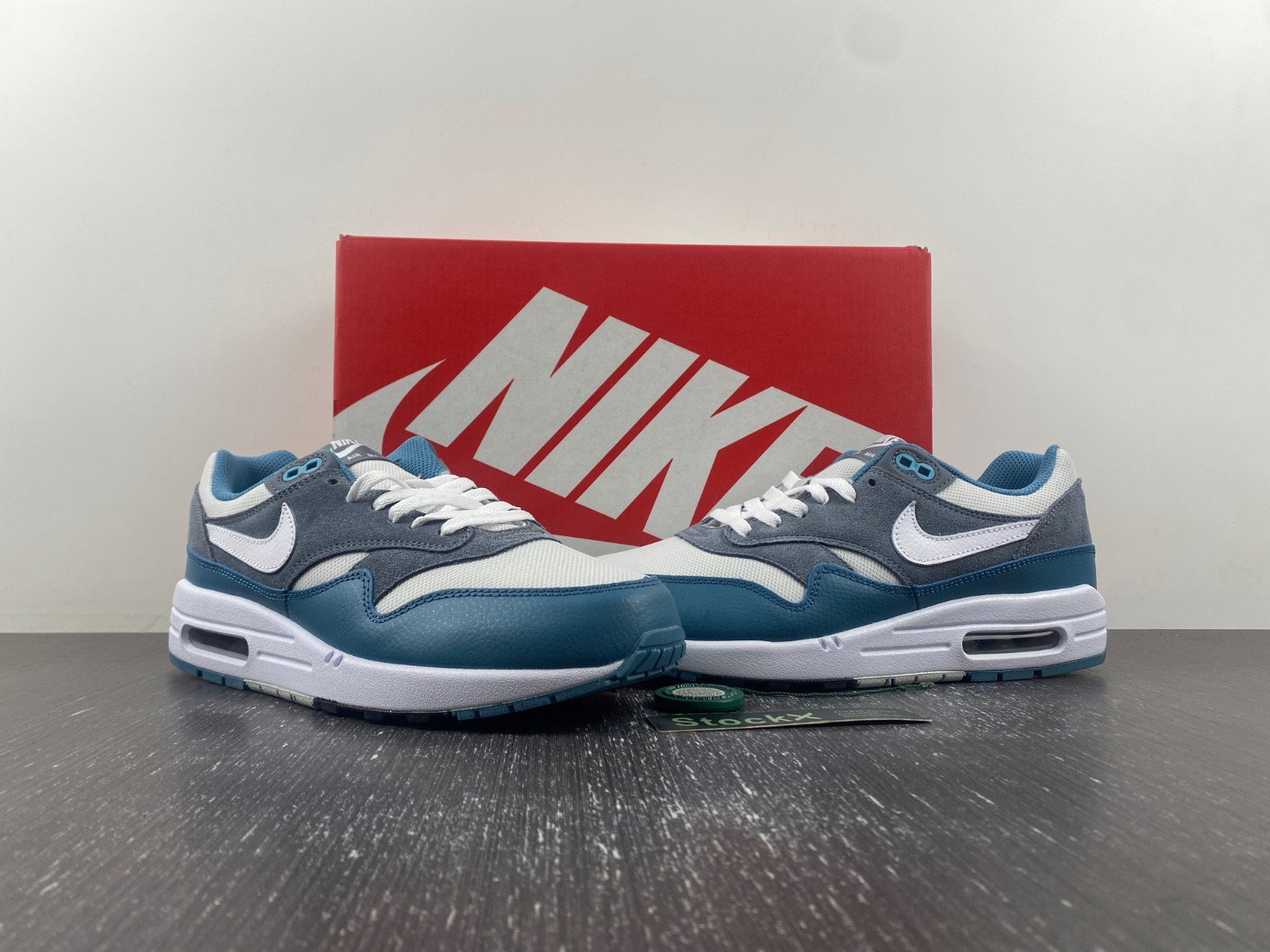 Air Max 1 Noise Aqua and Cool Grey FB9660-001
