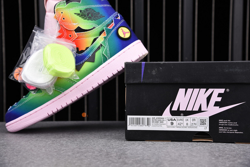 J BALVIN’S AIR JORDAN 1 DC3481-900