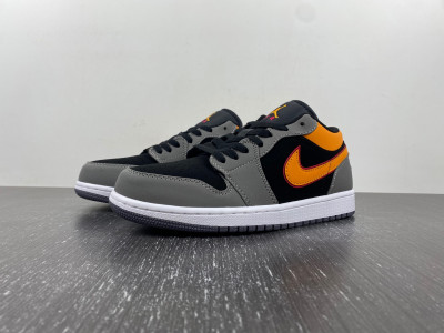 Air Jordan 1 Low Light Graphite Vivid Orange FN7308-008