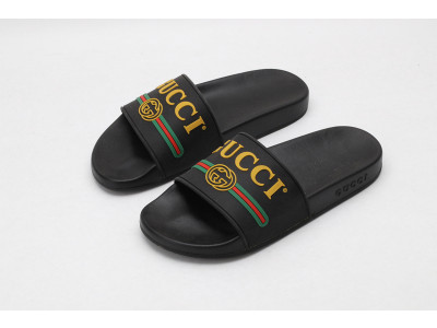 GUC LEATHER SLIDE