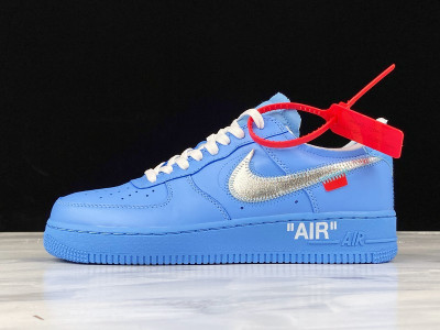 NIKE AIR FORCE 1 LOW OW MCA UNIVERSITY BLUE CI1173-400