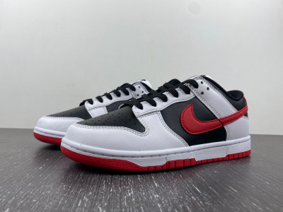 Nike Dunk Low White University Red Black FD9762-061