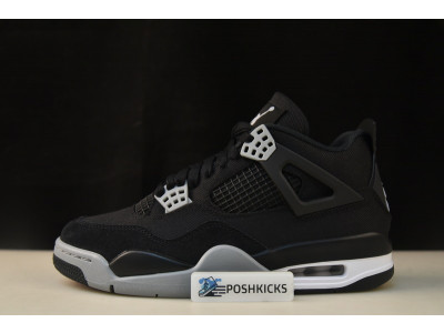 Air Jordan 4 “Black Canvas” DH7138-006